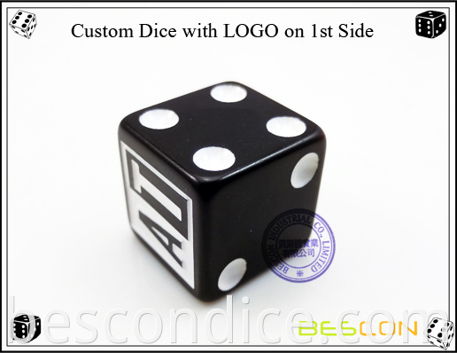 Custom Dice with LOGO on 1st Side2